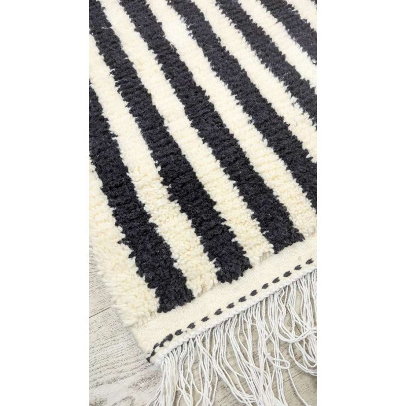 Randig matta Svart -150x100cm Randig matta Svart -150x100cm