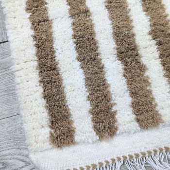 Randig matta beige -150x100cm