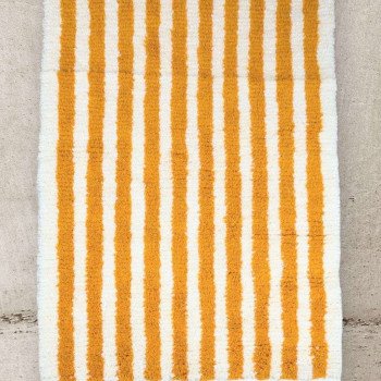 Randig matta Orange -150x100cm