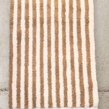 Randig matta beige -150x100cm